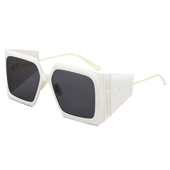 NWT Christian Dior DIORSOLAR-S1U-95A0-59 White Square 59mm Sunglasses main image 3